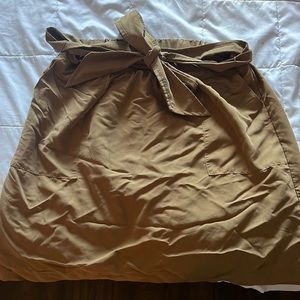 A New Day tan skirt - size L - right above the knee